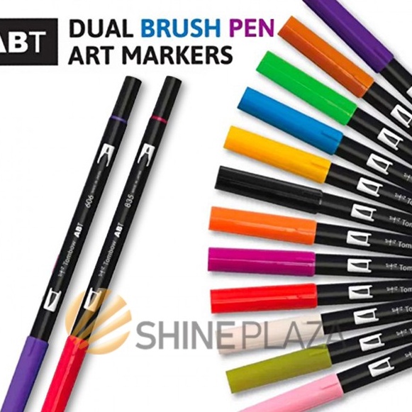 

Unggul Tombow Dual Brush Pen ABT Art Markers Tombow Pastel Brht Mild Colors