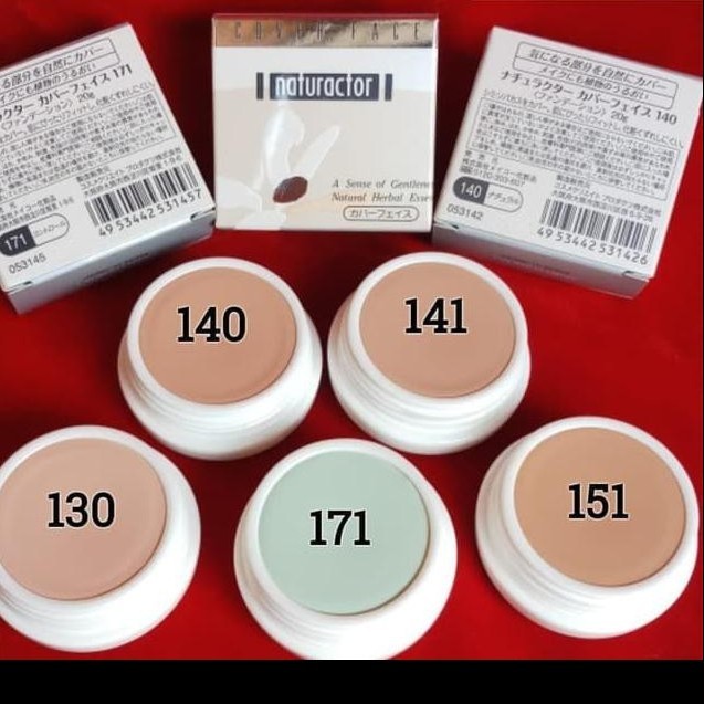 Naturactor cover face foundation 130 140 141 151 FOUNDATION