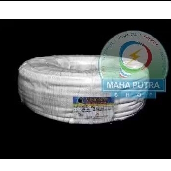KABEL WARNA PUTIH NYM UKURAN 4X2.5 MM MERK VISICOM PANJANG 1 METER BEST SELLER. KABEL LISTRIK BEST