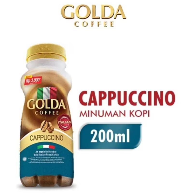

1 krat golda coffee isi 12 pcs@ 200 ml