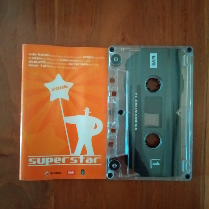 Kaset Pita Superstar (Peterpan, Ada Band, Ungu, Radja, Samsons dll)