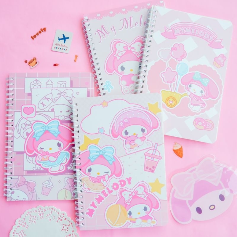 

[CRAFTIPLE] Notebook Spiral A5 Motif My Melody Sanrio