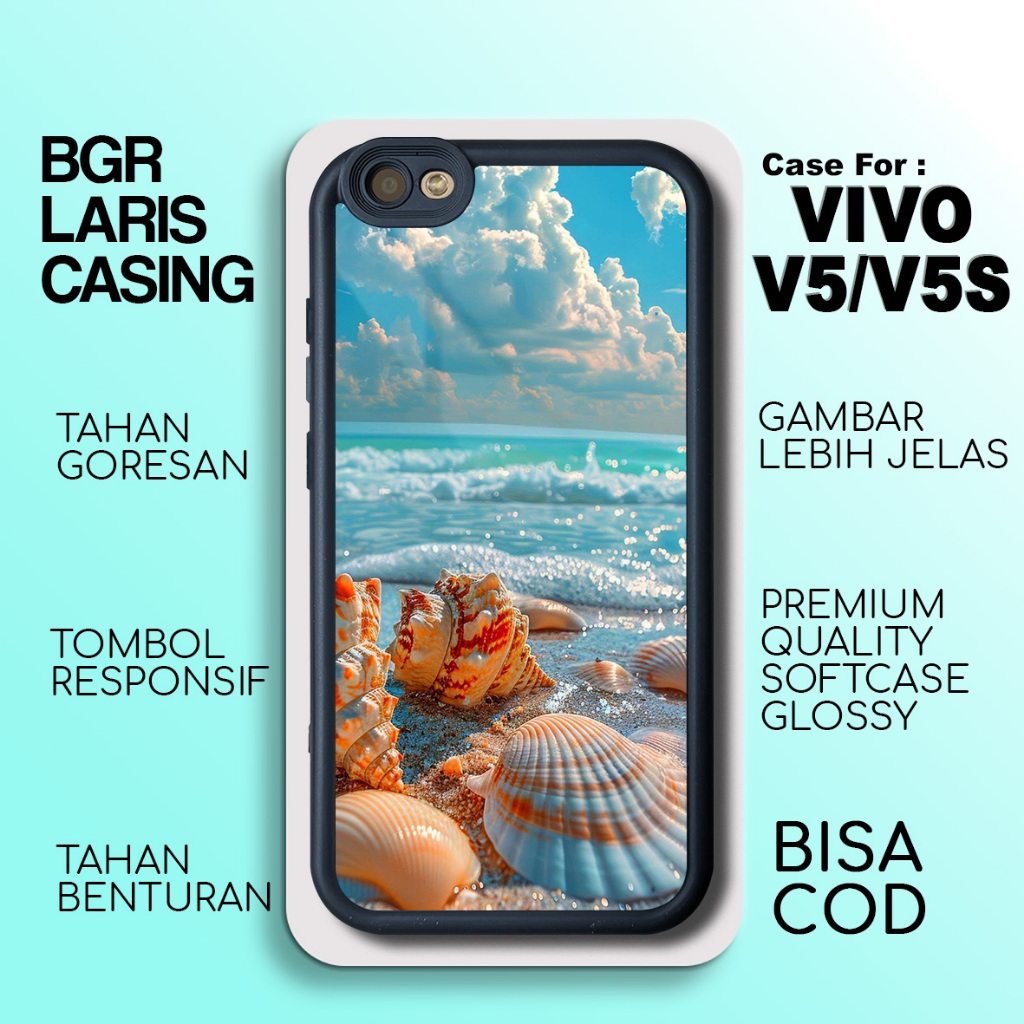 Casing Vivo V5 V5s Terlaris Hardcase Softcase Glossy Pemandangan Case Vivo V5 V5S Terbaru Termurah