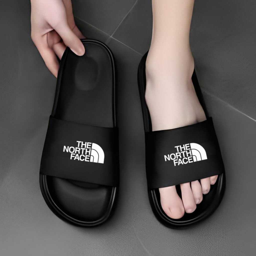 INDOSLIPER - Sandal Slop Slide Pria/Wanita The North Face Anti Slip/Anti Licin