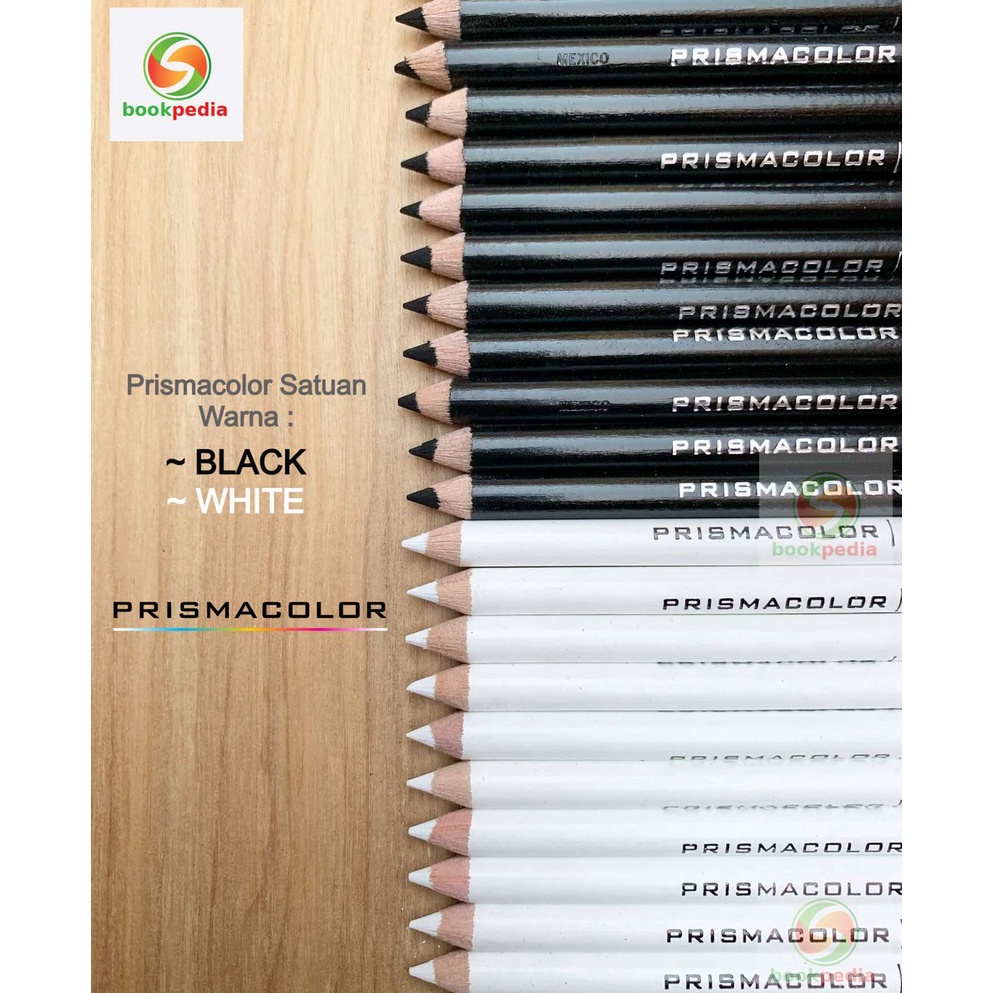 

KODE T15U Prismalor Premier Colored Pencil Satuan Black White Hitam Putih