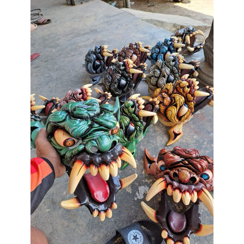 Topeng blegor bebas req warna