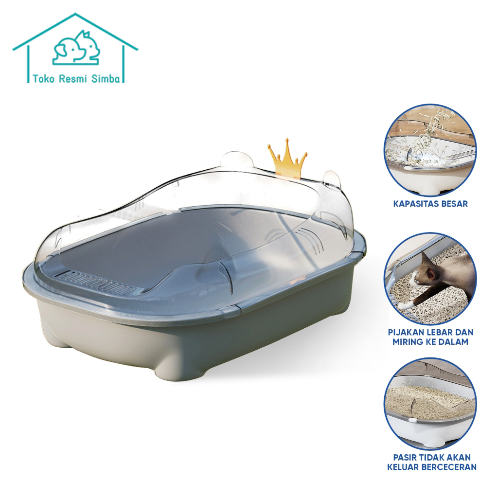 Litter Box Kucing Anjing M18 / Litter Box Kucing / Litter Box Hewan FREE SEKOP