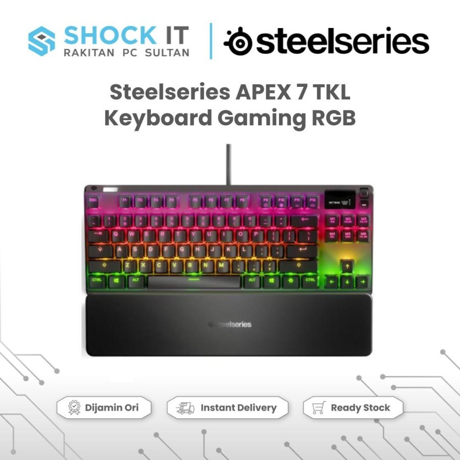 Steelseries Apex 7 TKL - Mechanical Gaming Keyboard
