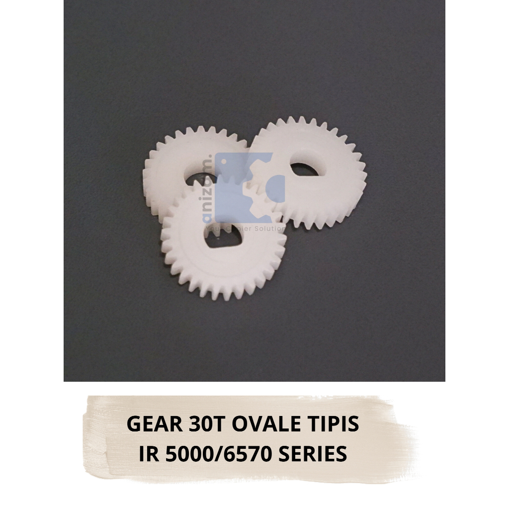 Gear Drum 30T Ovale Tipis Canon iR 5000 / 5020 / 5075 / 6570 FS6-0126-000 Lokal Bubut