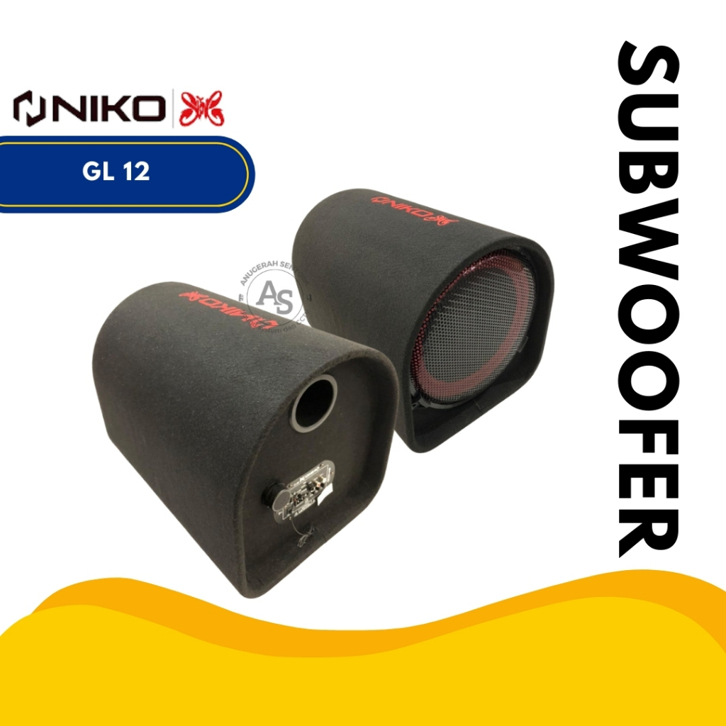 Subwoofer Mobil Niko GL 12 Ukuran 12 Inch Original