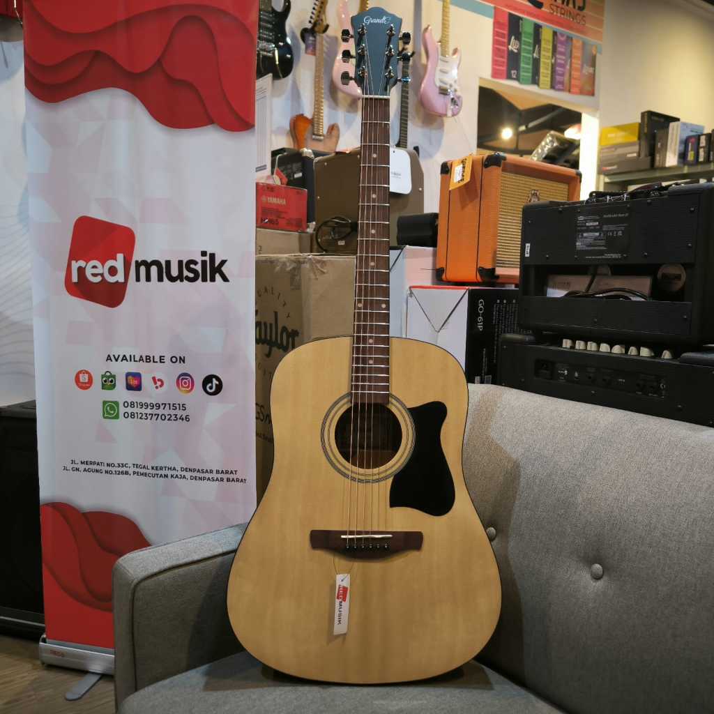 Gitar Grande IW-411 Grande IW411 Gitar Akustik IW 411 Original + Softcase