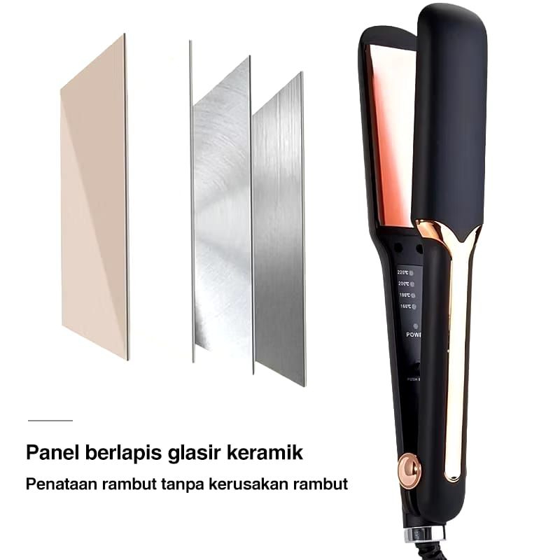 {JY} CATOKAN NEW NOVA CURLY HAIR STRAIGHTENER CATOK RAMBUT LURUS CURLY KERITING 2 IN 1 LURUS /  CATO