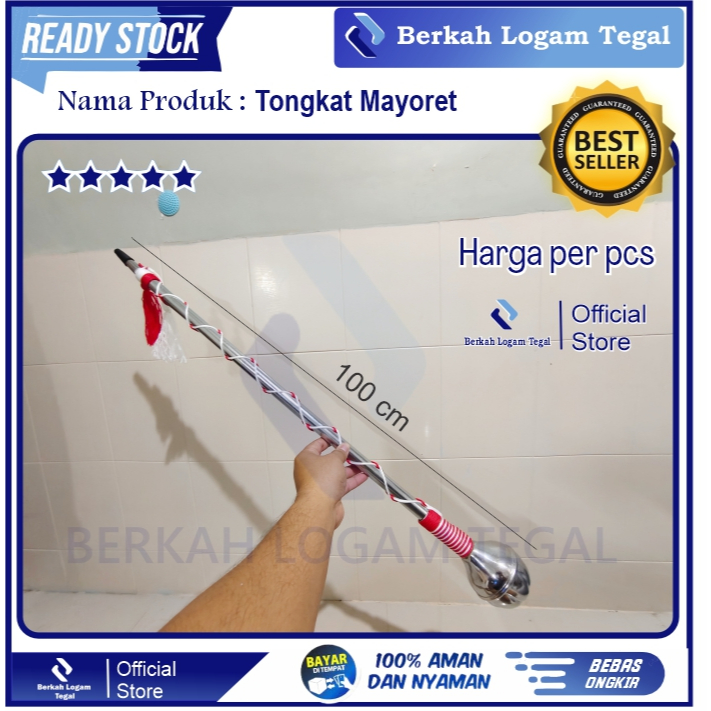 Stick Mayoret/Tongkat Mayoret SD panjang 100 cm