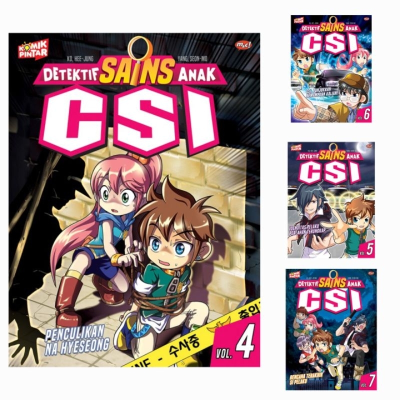 ORI & BARU Komik Pintar Detektif Sains Anak CSI