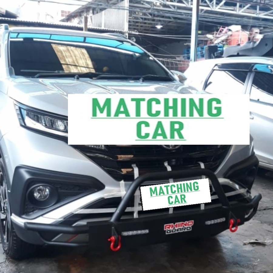 Paket Tanduk Towing Bumper RUSH TERIOS Depan Belakang RHINO Besi Besar