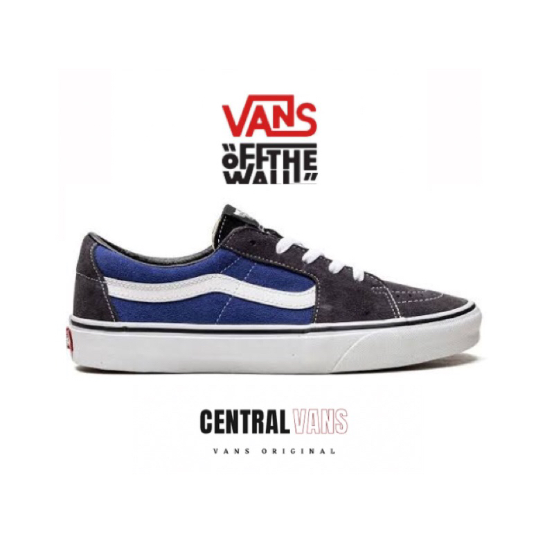 VANS SK8 LOW CLASSIC NAVY WHITE || SEPATU VANS 100% ORIGINAL