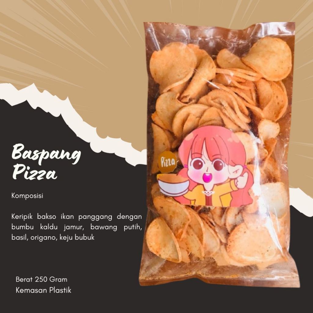 

Keripik Bakso Ikan (BASPANG) - Pizza