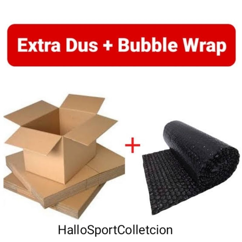 

Dus+Bubble Wrap / Penambahan Packing Extra Aman
