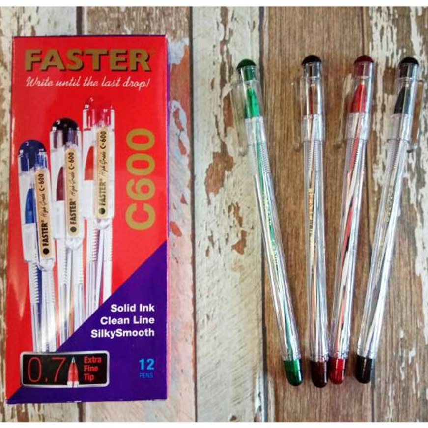 

KI3 D Pulpen Faster C6 12 pcs