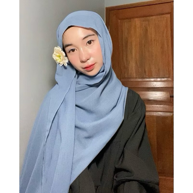 Pashmina dubai biru pashmina Dubai sawl biru Pashmina Dubai Shawl / Pashmina Dubai Arabia/Pashmina D