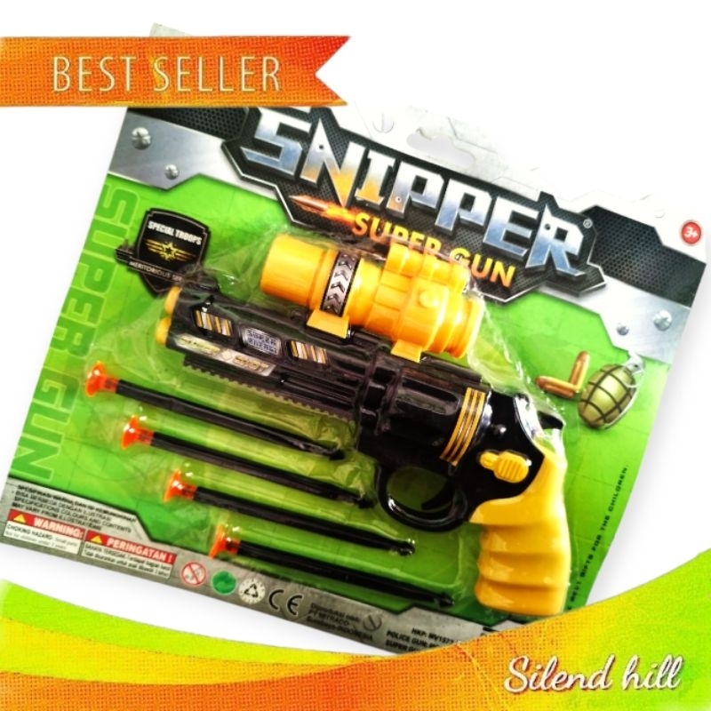 Mainan Pistol Sniper Tembak Kaca