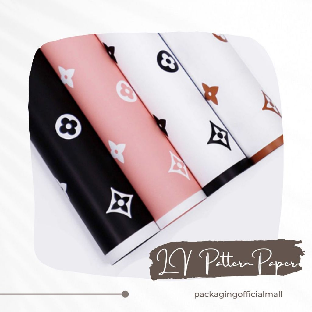 

LV PATTERN PAPER / CELLOPHANE / FLORIST PAPER / KERTAS BUKET BUNGA / WRAPPING WRAPPER