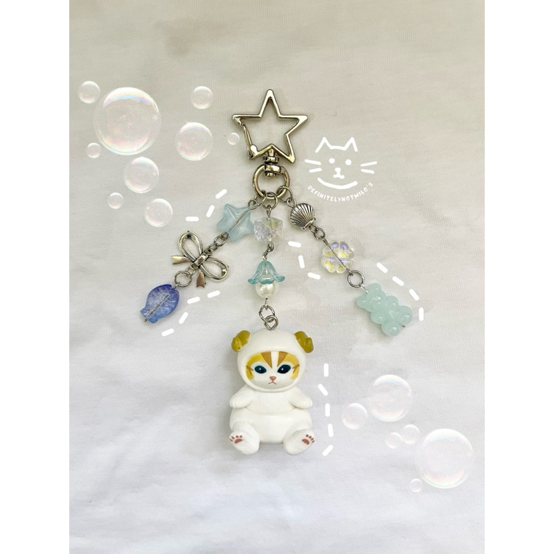 White Goat Mofusand Keychain | Gantungan Mofusand | Mofusand Keychain