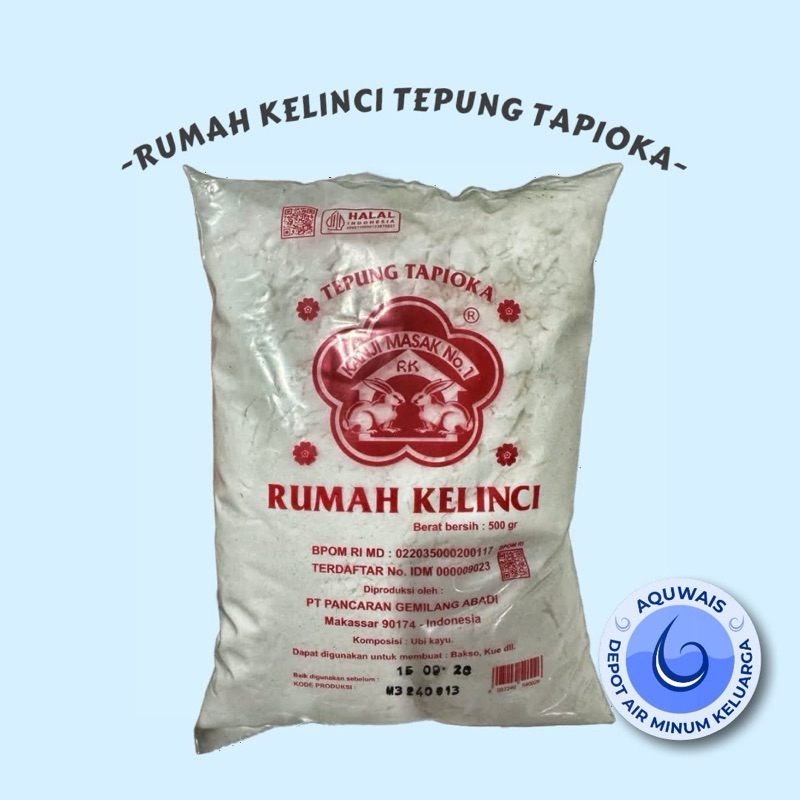 

RUMAH KELINCI TEPUNG TAPIOKA 500 gr MAKASSAR