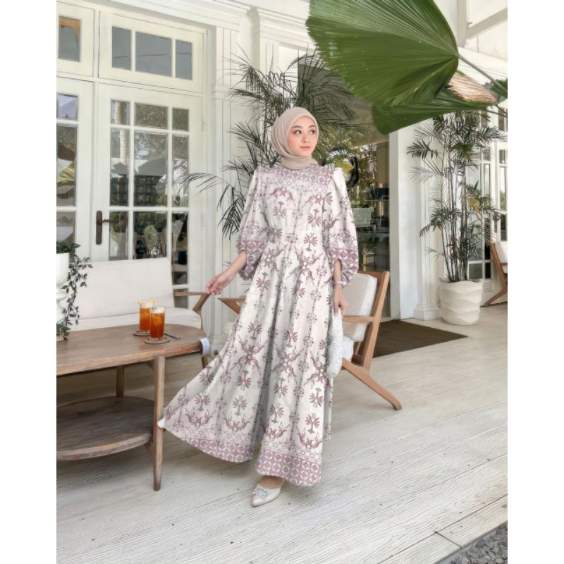 KAIN VISCOSE SORAYA ITALY JACQUARD MOTIF ETIK 0.5 METER ( BAHAN SARIMBIT ) D#74708 - DEATEXTILE