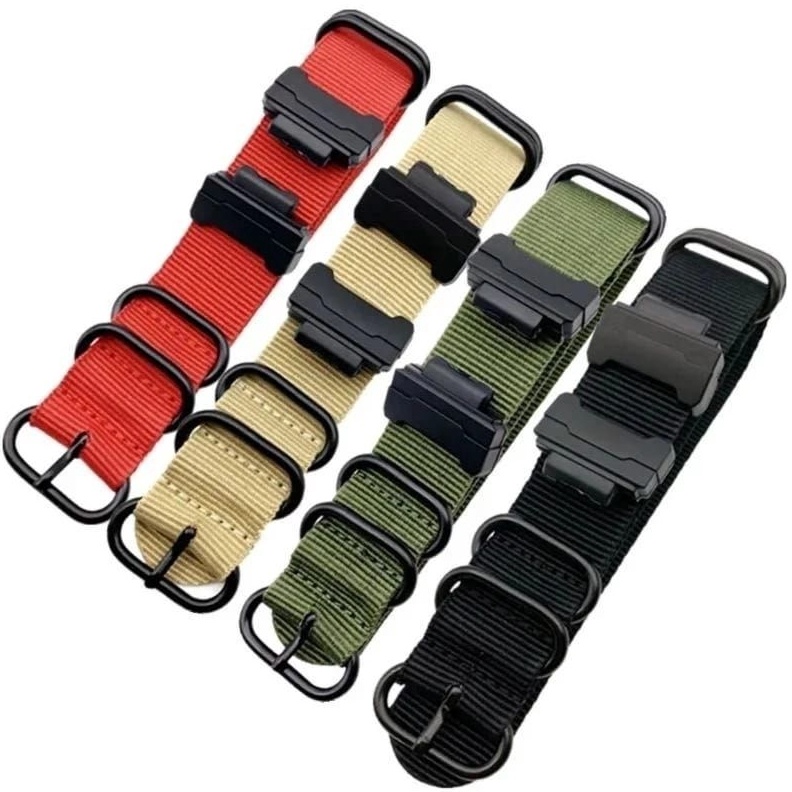 KODE D55F Strap Tali Kanvas Jam Casio GShock GA1 GA11 GA12 GA15 Kanvas Casio GShock