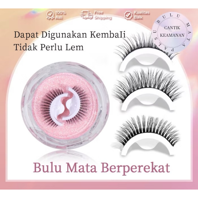 Bulu mata magnet tanpa Lem Bulu Mata Palsu Knot Free / Bulu Mata Palsu magnet Extension / Eyelashes 