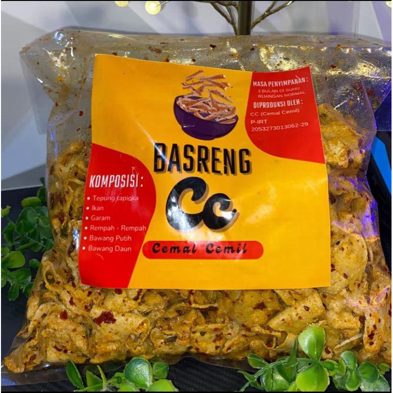 

Basreng pedas daun jeruk basreng Cc