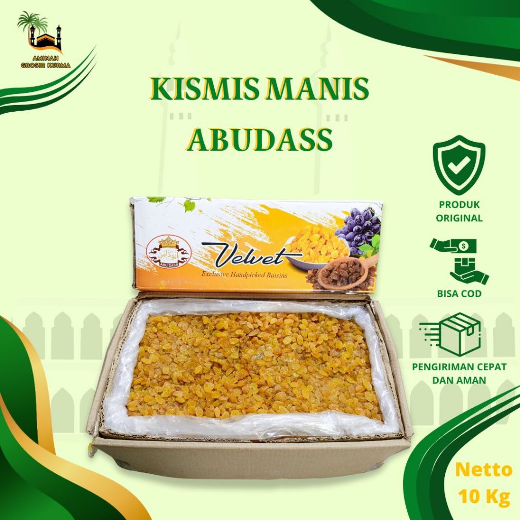 

KISMIS MANIS 10KG / KISMIS ABUDASS MANIS / OLEH-OLEH HAJI DAN UMROH