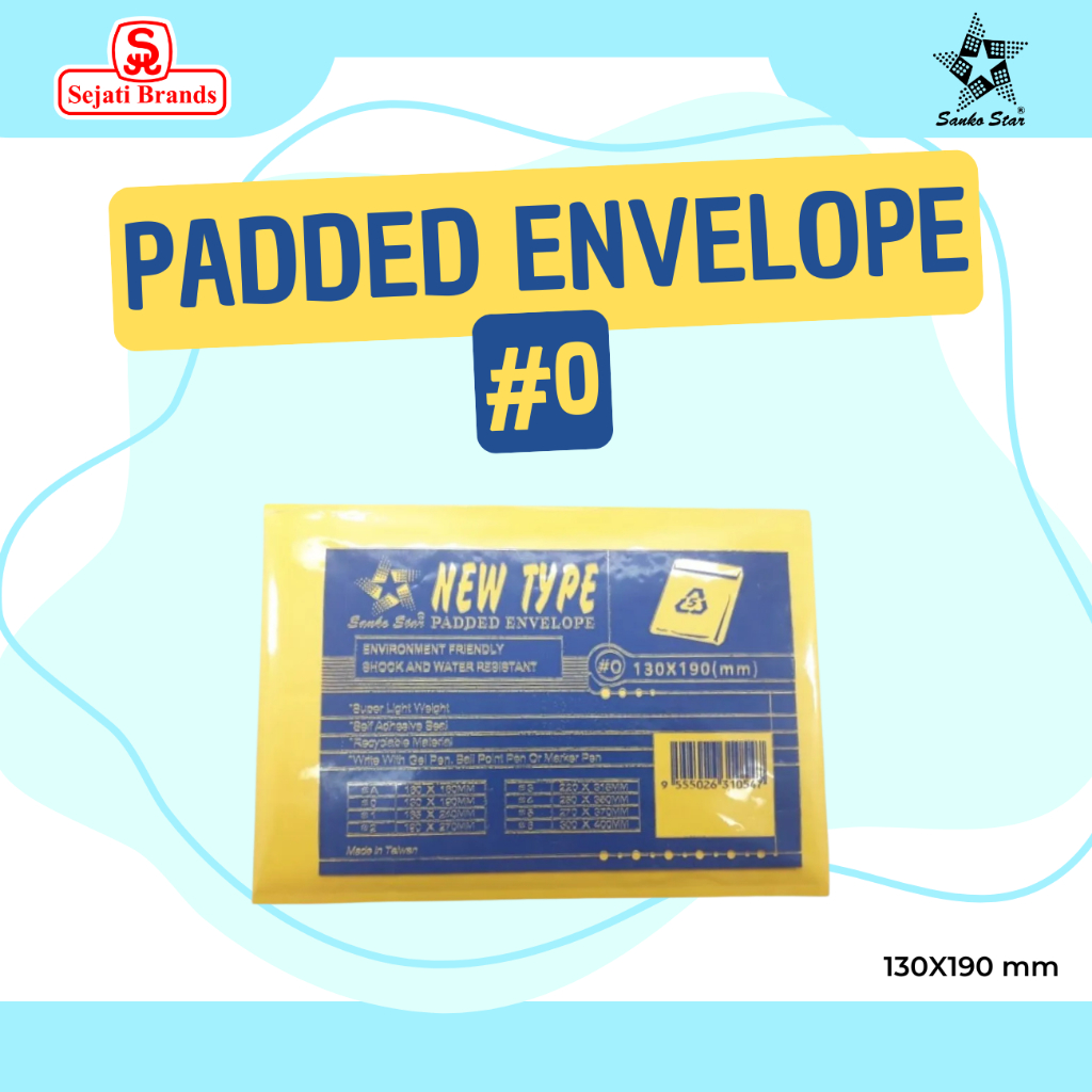 

SANKO STAR Water-proof Amplop #0 (130x190mm)