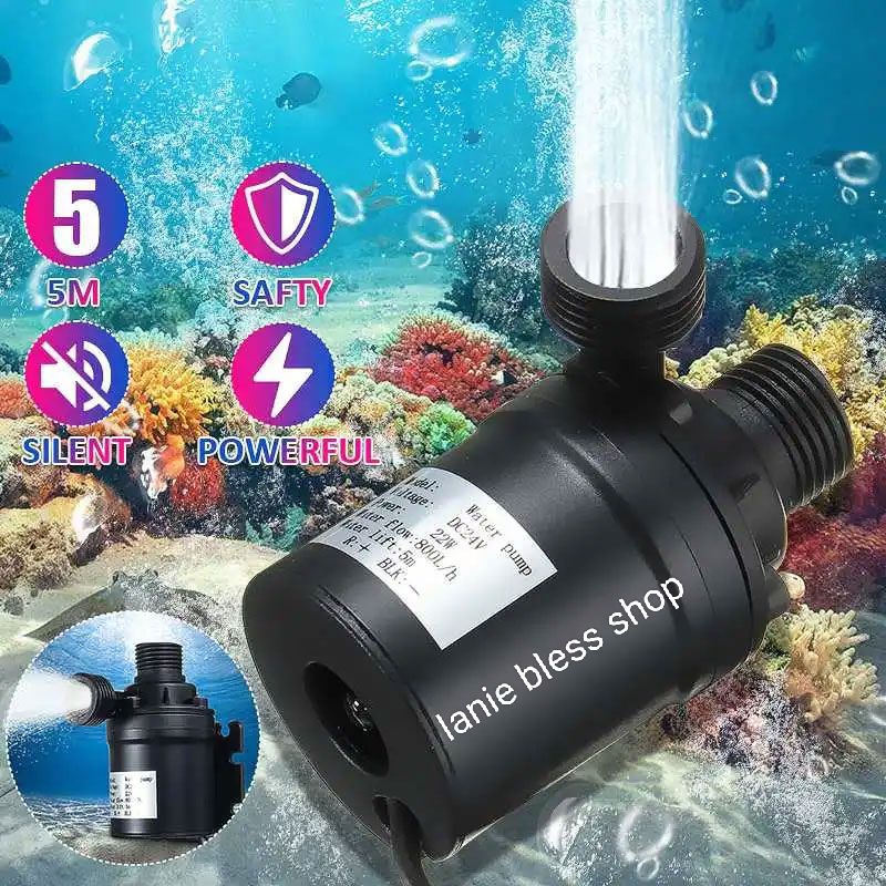 pompa air mini DC brushless dorong shower water heater mesin cuci wastafel cuci piring pompa DC celu