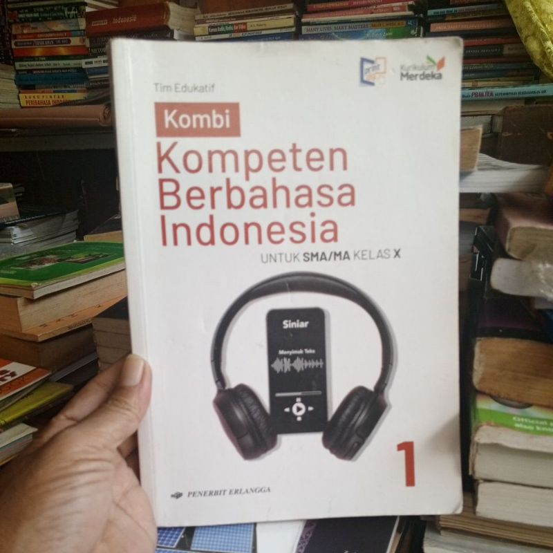 buku kurikulum merdeka untuk SMA/ MA kelas X, terbitan erlangga, used, seken, bekas pakai, original