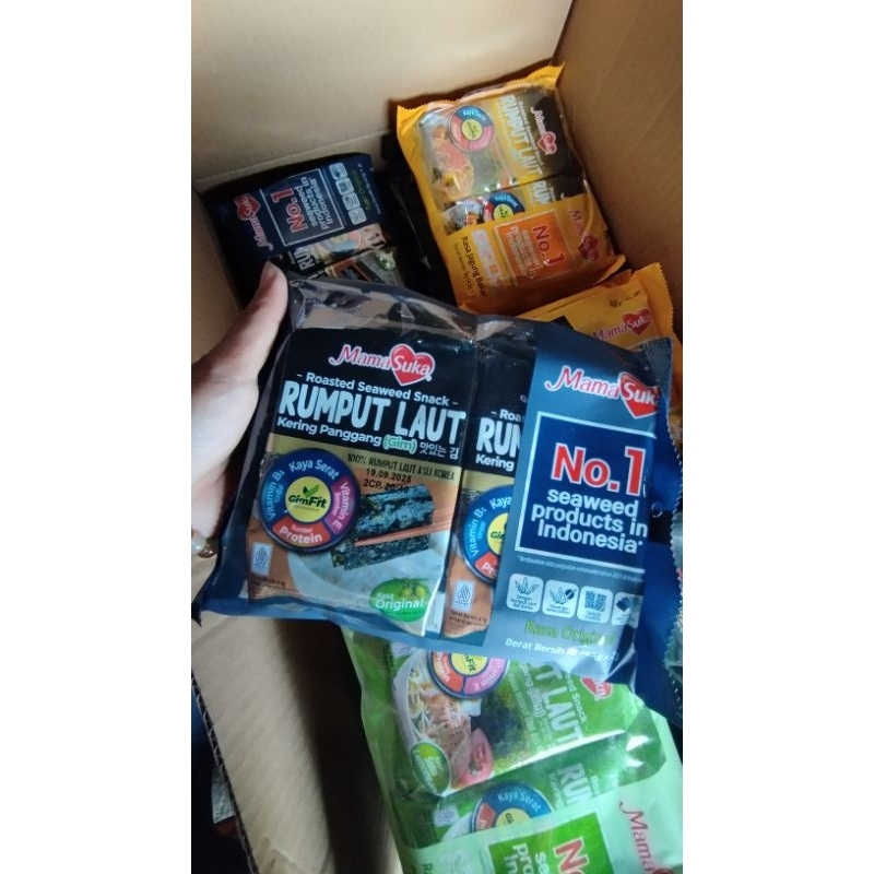 

MamaSuka - Rumput Laut Kering Panggang Original 4,5gr