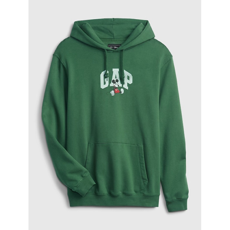 hoodie hijau army gap x disney limited edition