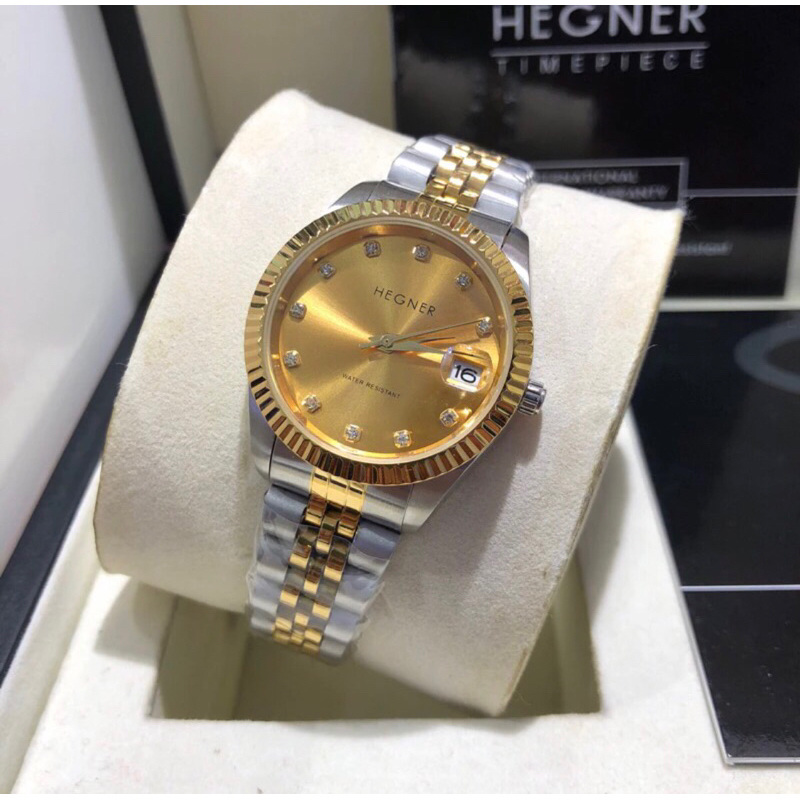 JAM TANGAN WANITA HEGNER 1703L-1 / HW 1703L-1 / HEGNER 1703 RANTAI [ORIGINAL]