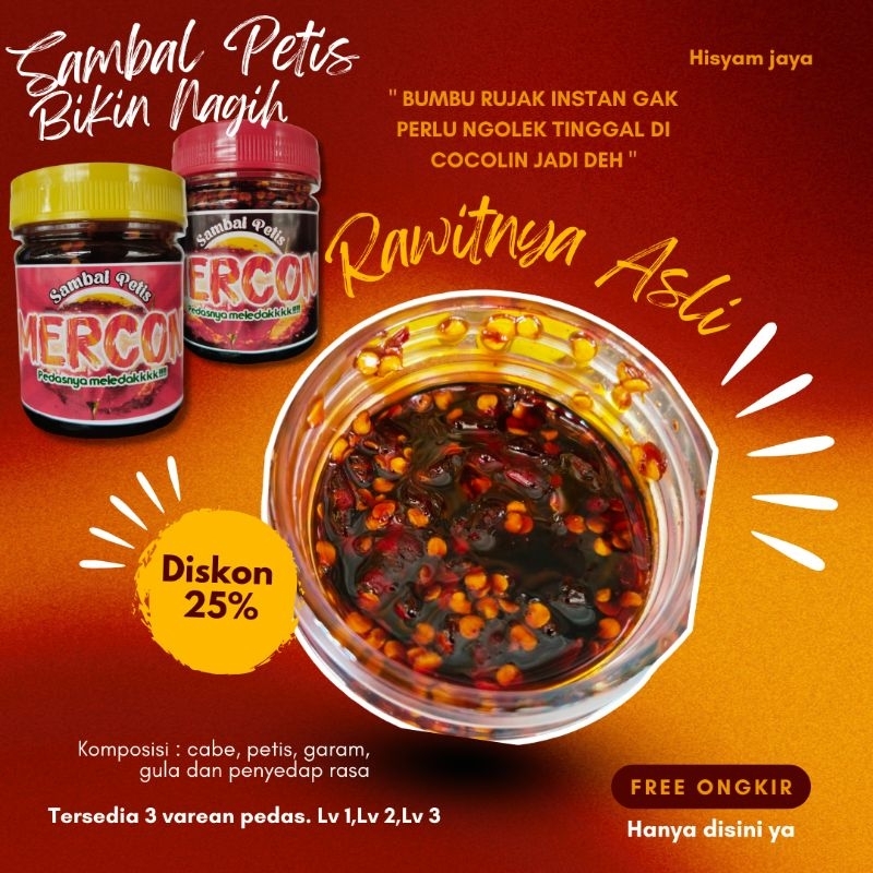 

(BUMBU) SAMBAL PETIS MERCON PEDASNYA NAMPOOL