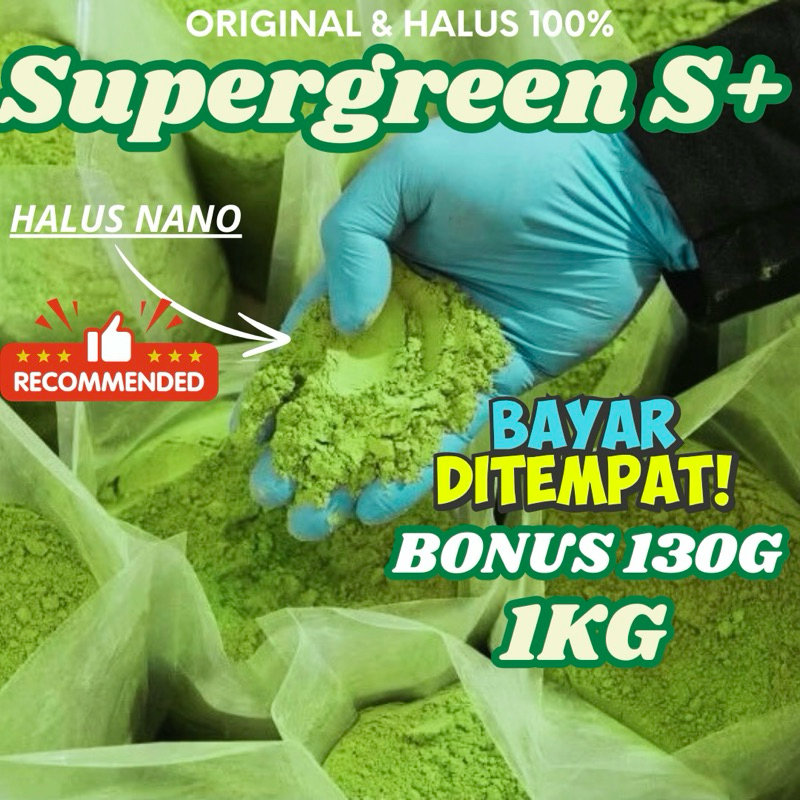 

BUBUK NANO HIJAU PURLI KALIMANTAN S+ 1KG