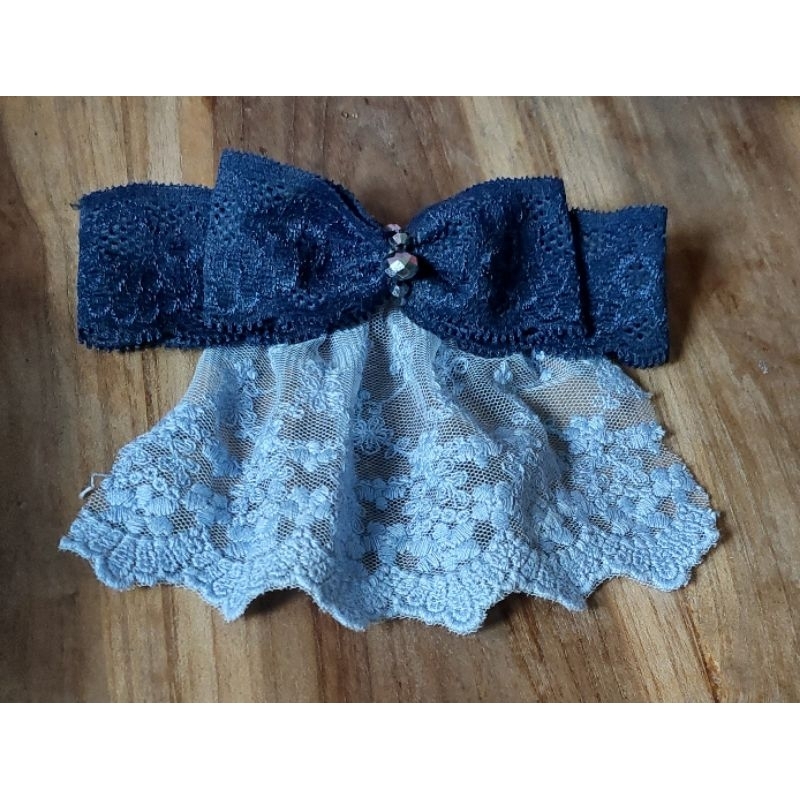 Jepitan Blue Lace /renda biru navy