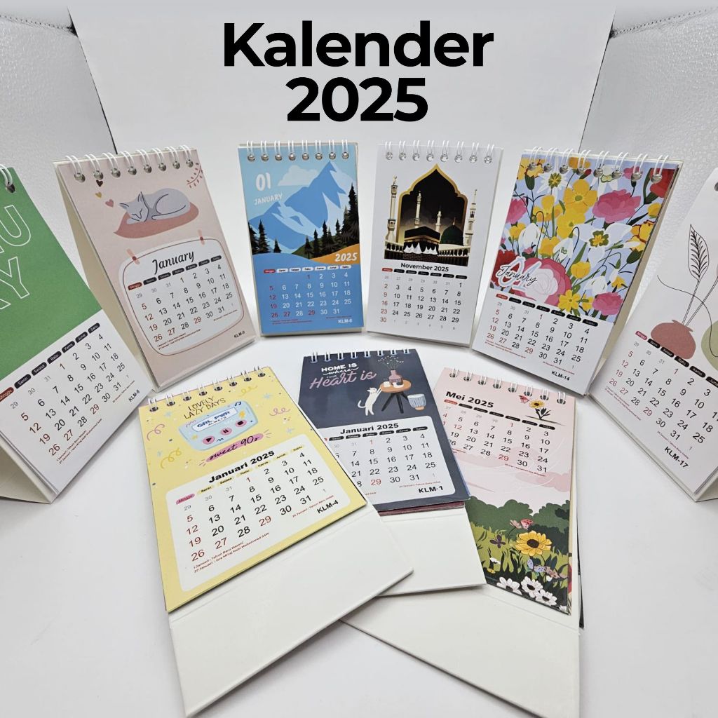 

Kalender Meja Mini AESTHETIC - kalender 2025 estetik