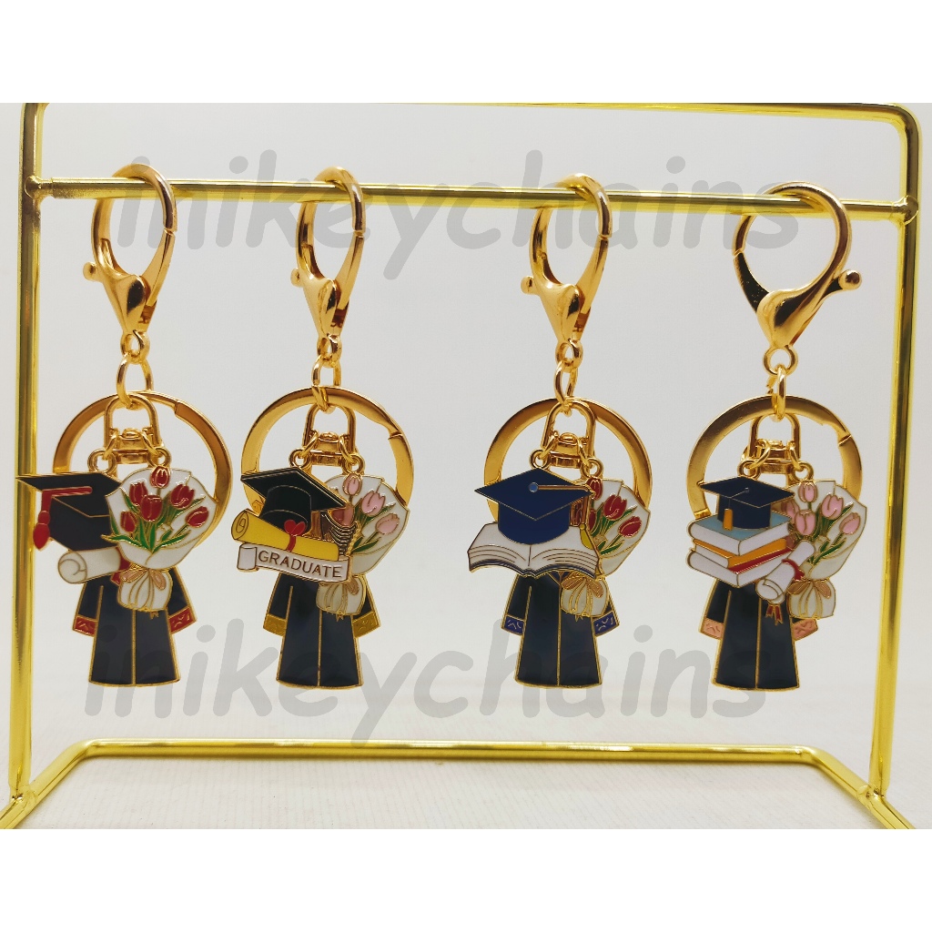 gantungan kunci happy graduation, keychains happy graduation