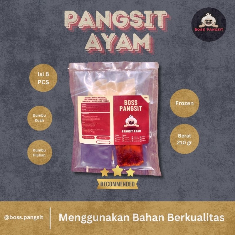 

Regular Pangsit Ayam Boss Pangsit