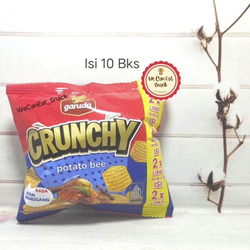 

Garuda Crunchy Potato Bee Kentang Rasa Ayam Panggang Isi 10 Bks