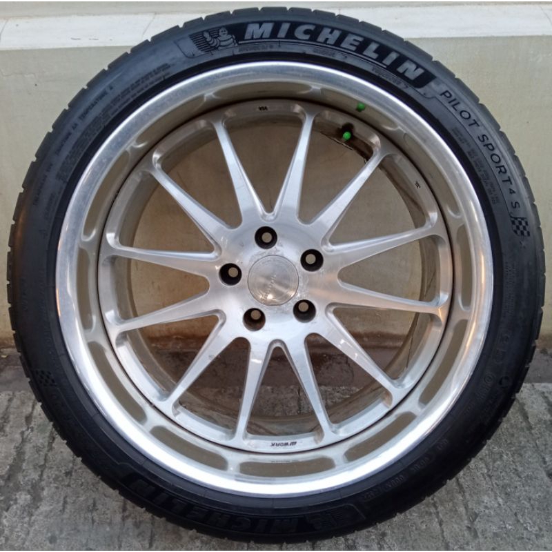 Velg BMW Work Gnosis GH1 Original Japan R20 Ban Michelin PS4S Tebal - Pelek Ring 20 Ori Made In japa