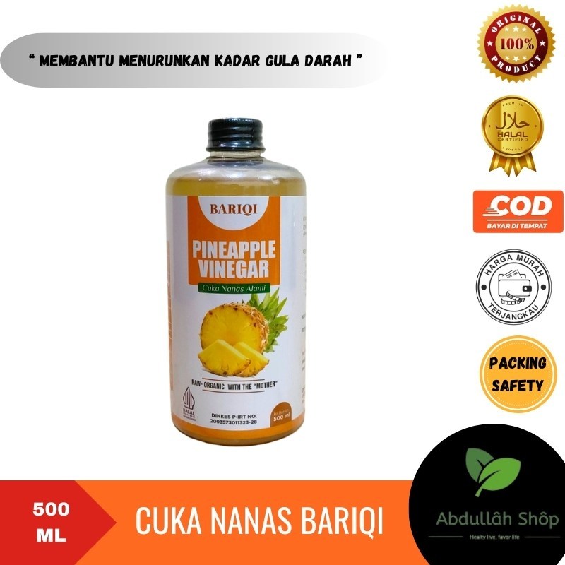 

BARIQI Cuka Nanas Alami Organik 500 ML Original With The Mother