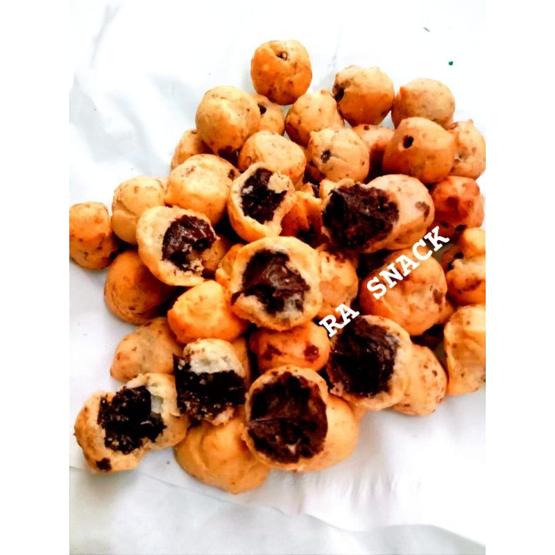 

Soes Coklat Lumer Isi 1 kg Enak Halal/SUS Coklat Kering by RA Snack