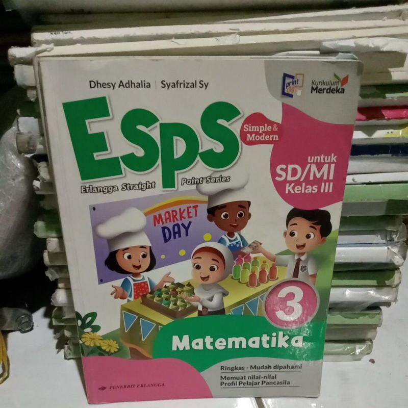 buku esps matematika kelas 3 penerbit Erlangga